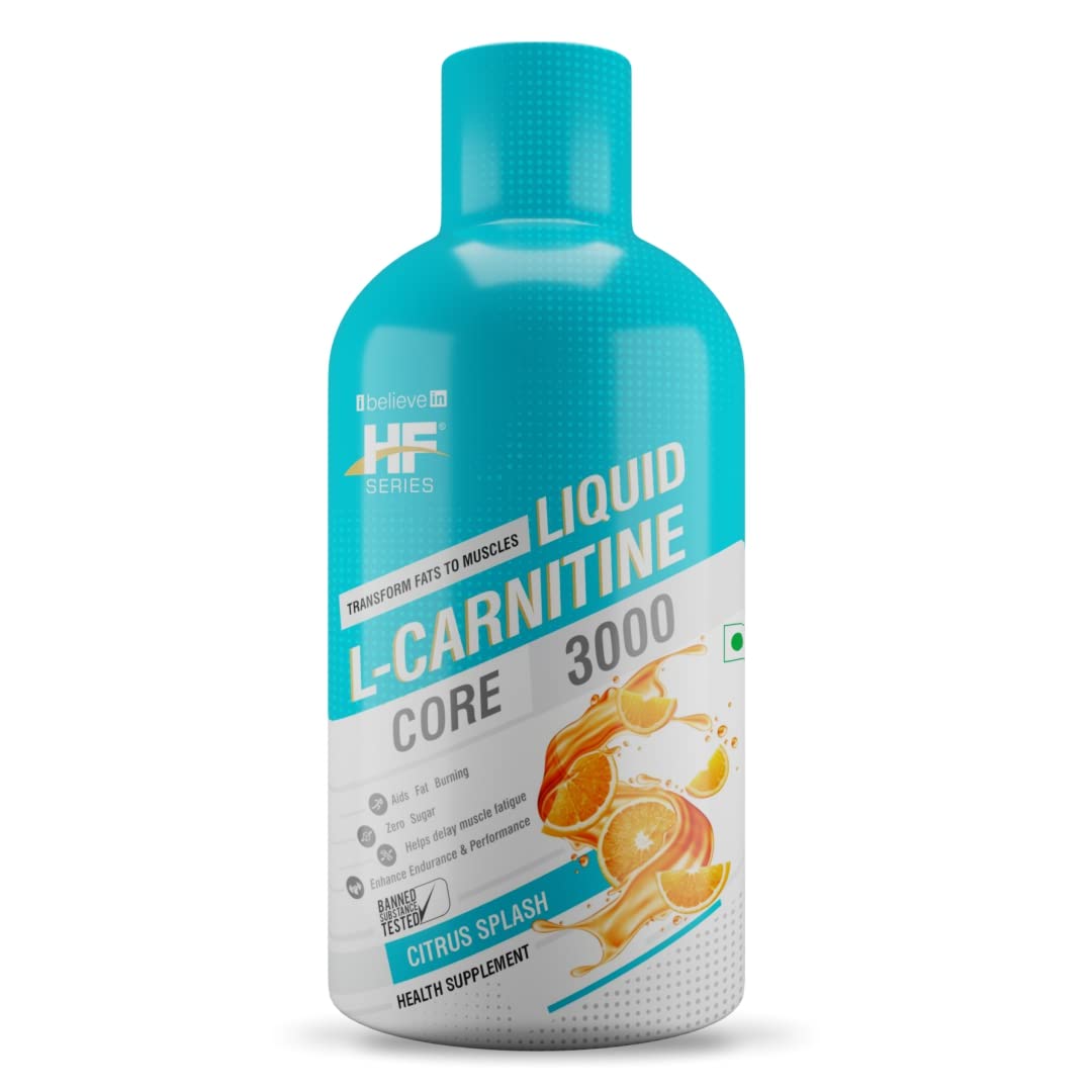 HF Series Liquid L Carnitine 3000mg For Fat Loss|Convert Fat To Muscle|Supports Weight Loss|450ml
