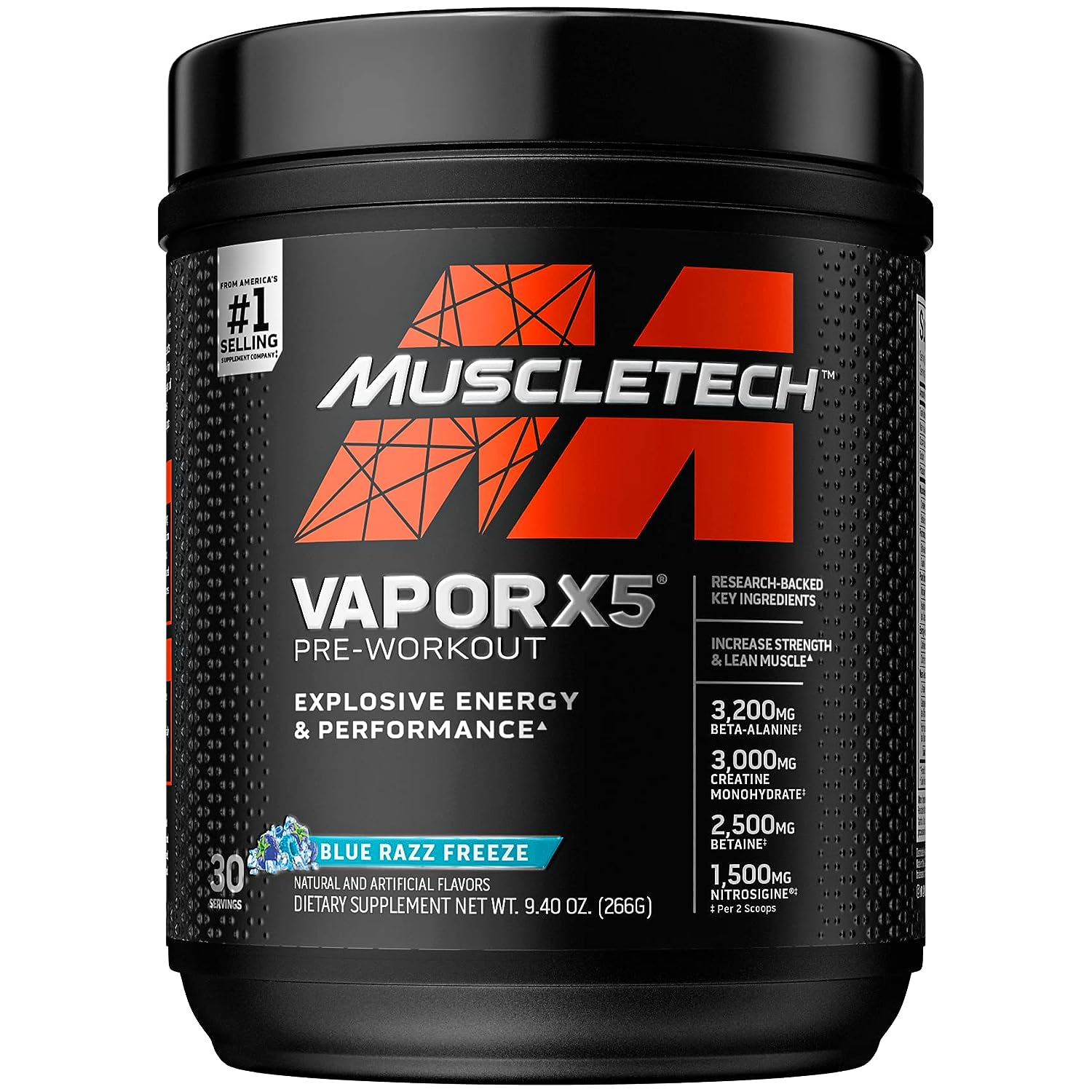 Muscletech Vapor X5 – 30 Servings, Pre Workout