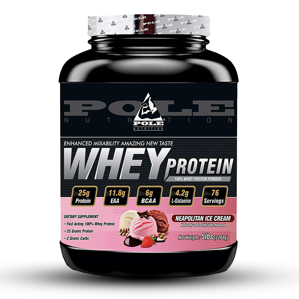 Pole Nutrition 100% Whey Protein Powder - 5 Lbs