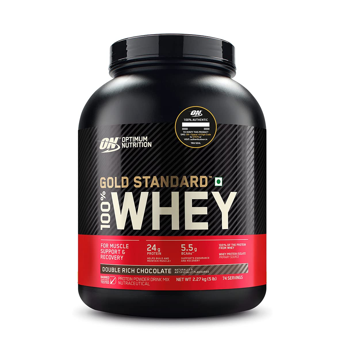Optimum Nutrition (ON) Gold Standard 100% Whey Protein Powder 